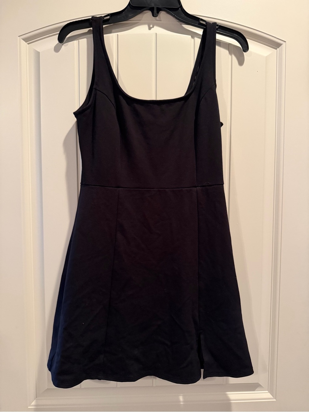 Lulu's Black Scoop Neck Mini Dress